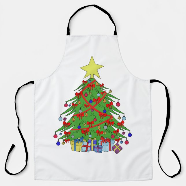 Tablier sapin de Noël (Recto)