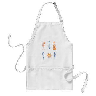 Tablier Sardine d'été italienne et Aperol Apron