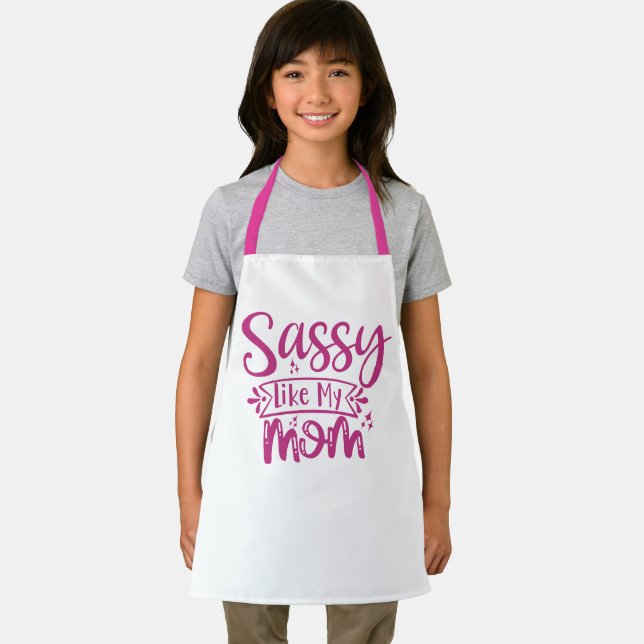 Tablier Sassy Like My Mom All-Over Print Apron (Insitu)