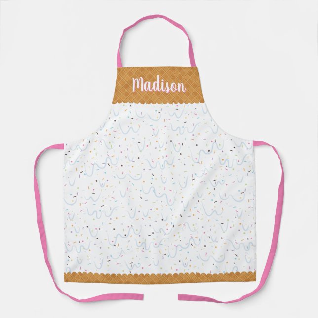 Tablier Saupoudrer la glace (Recto)