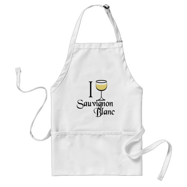 Tablier Sauvignon Blanc Vins Amis Cadeaux (Devant)