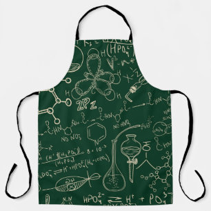 Tablier Science, chimie, motif de laboratoire vintage