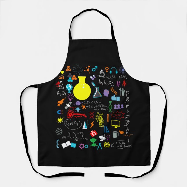 Tablier Science Physique Chimie Biologie Astronomie (Recto)