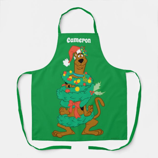 Tablier Scooby de Noël (Recto)