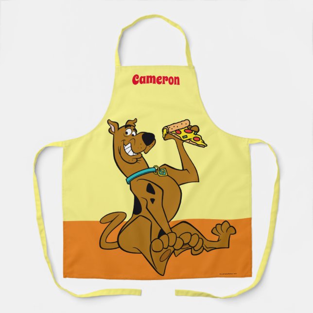 Tablier Scooby Doo Avec Pizza Slice (Recto)
