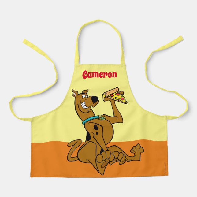 Tablier Scooby Doo Avec Pizza Slice (Recto)