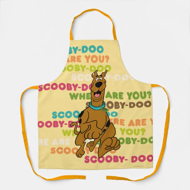 Tablier Scooby-Doo Coureur "Où Es-Tu ?" (Recto)
