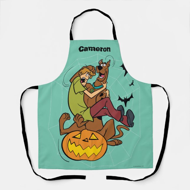 Tablier Scooby-Doo et Shaggy Halloween Fright (Recto)