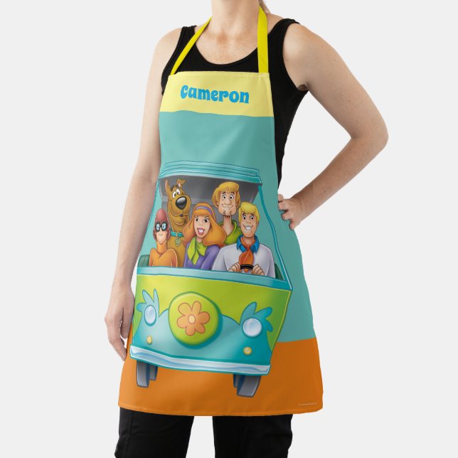 Tablier Scooby-Doo & Gang Mystery Machine Airbrush (Insitu)