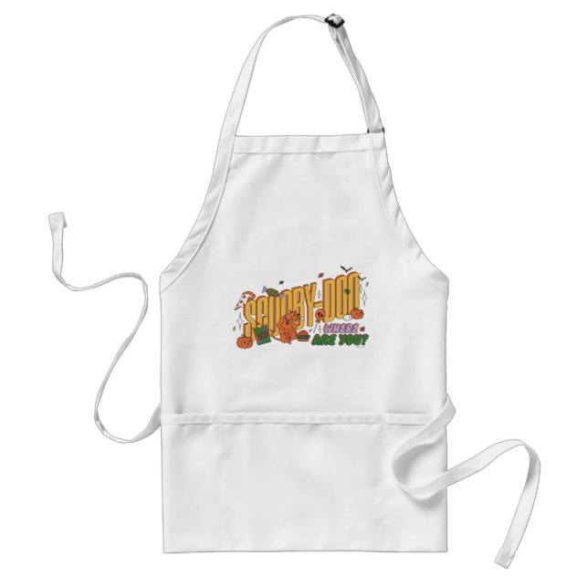 Tablier Scooby-Doo Halloween Snack Logo (Devant)