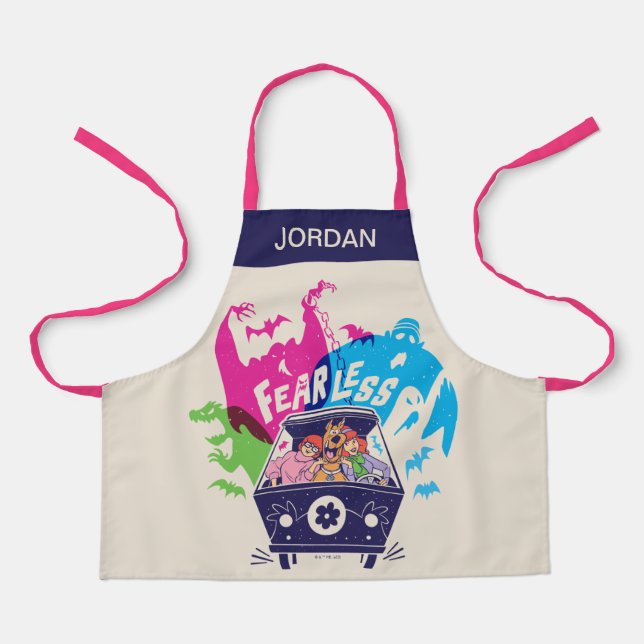 Tablier Scooby-Doo | La Machine Mystérieuse Sans Peur (Recto)