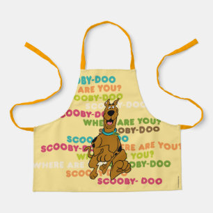 Tablier Scooby-Doo Running "Where Are You?"