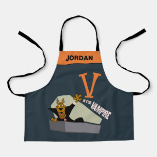 Tablier Scooby-Doo   V est pour Vampire