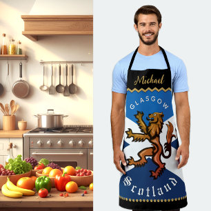 Tablier Scotland Chefs Apron, Glasgow, Drapeau écossais