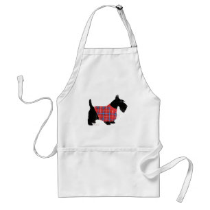 Tablier Scottish Terrier en sueur