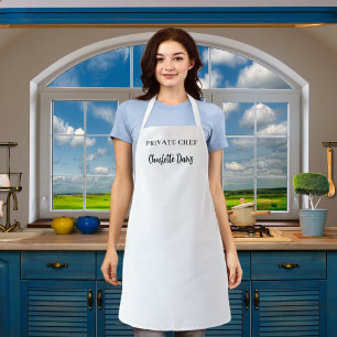Tablier Script de nom de chef privé
