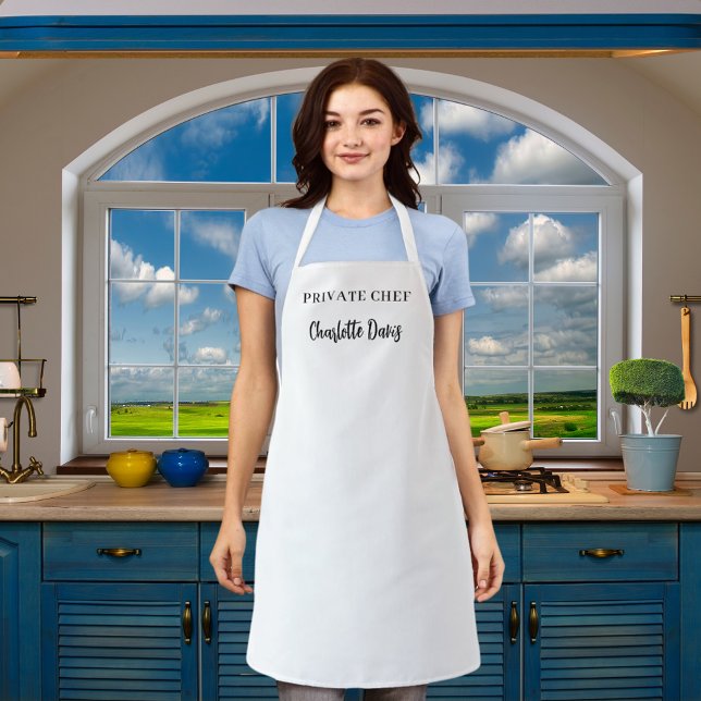 Tablier Script de nom de chef privé (Créateur téléchargé)
