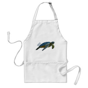 Tablier Sea turtle cartoon