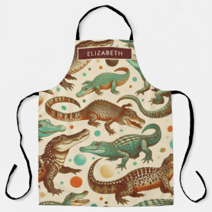 Tablier Seamlees d'alligator vintages