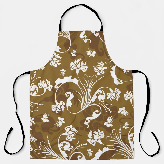 Tablier Seamless floral pattern. abstract,art,background,b (Recto)
