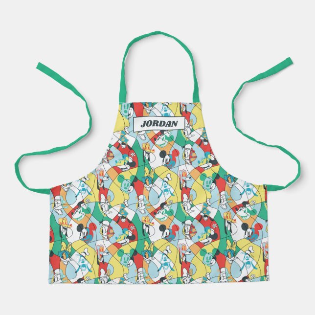 Tablier Sensationnel 6 | Motif d'art moderne (Recto)