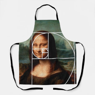 Tablier Séquence Leonardo da Vinci Mona Lisa Fibonacci