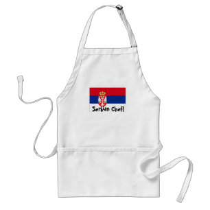 Tablier serbe de chef de la Serbie