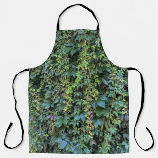 Tablier Serene Green Ivy Wall Suspendre Vins Plantes Feuil