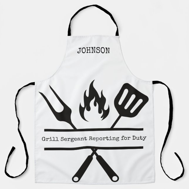 Tablier Sergent Grill Apron (Recto)