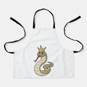 Tablier Serpent comme roi avec Couronne