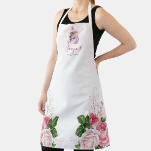 Tablier Service de nettoyage Savon de plat Floral Business