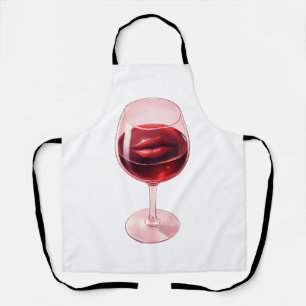 Tablier Serviettes en papier pour cocktail Verre à vin ave