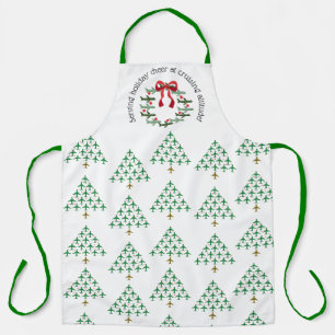 Tablier Servir la gaieté de vacances à l'aire de croisière