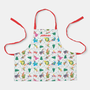 Tablier Sesame Street Christmas Tree Motif