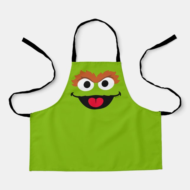 Tablier Sesame Street Oscar the Grouch Face (Recto)