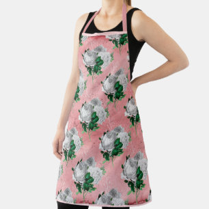 Tablier Shabby Floral Rose Series Design 7