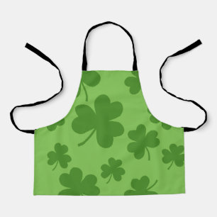 Tablier Shamrock de la Saint Patrick Motif Clover