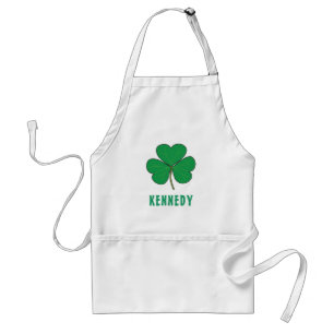 Tablier Shamrock Green Clover Irlande Celtic Irish Nom