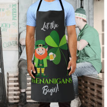 Shenanigans Leprechaun Shamrock Saint Patrick