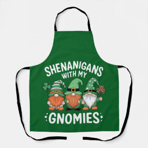 Tablier Shenanigans with My Gnomies St Patrick's Day Irish