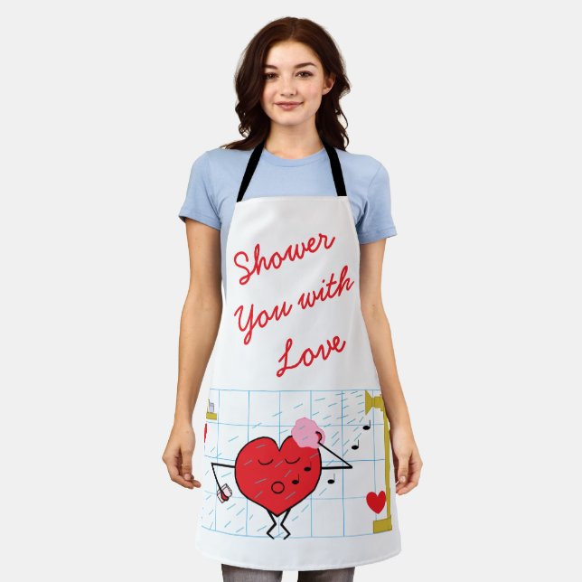 Tablier Shower You with Love : (Porté)