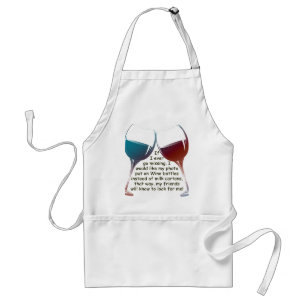 Tablier Si je vais jamais manquer… le vin d'amusement