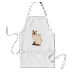 Tablier Siamese cat cartoon