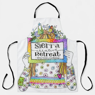 Tablier Sierra Creative Retreat All-Over Print Apron