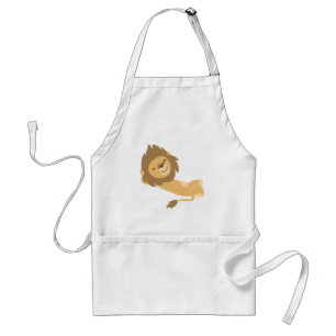 Tablier Siesta ! Lion caricature mignon