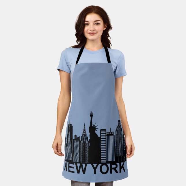Tablier silhouette de la ville de New York (Porté)