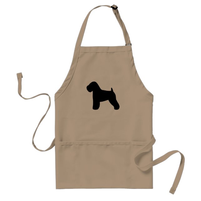 Tablier Silhouette de Terrier Irlandais à Poil Souple (Devant)