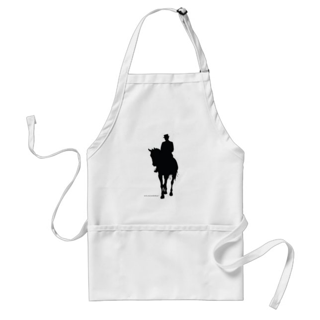 Tablier Silhouette du cavalier (Devant)