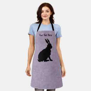 Tablier Silhouette Noire Assis Rabin Tall Oars Violet