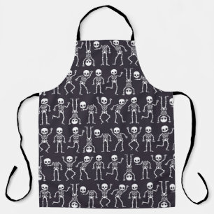 Tablier Silhouettes de squelette motif sans soudure pour h